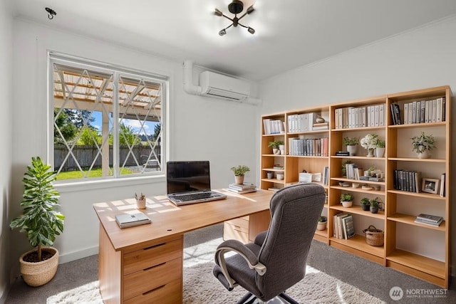 5808 241st St SW, Mountlake Terrace, WA 98036 - office space featuring baseboards and a wall unit AC
