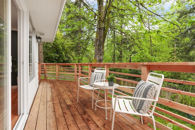 15506 Juanita Dr NE, Kenmore, WA 98028 - view of wooden terrace