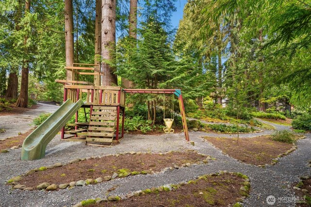 view of play area