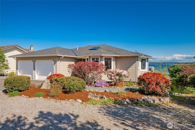 8012 Chinook Way, Blaine, WA 98230 - ranch-style home with a garage and roof with shingles