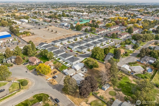 bird's eye view featuring a residential view