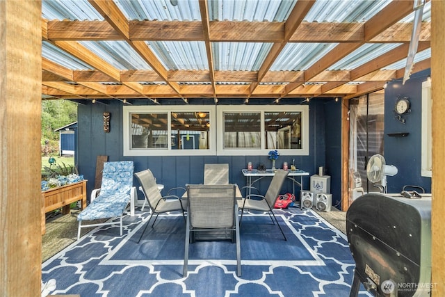 view of patio / terrace with outdoor dining area