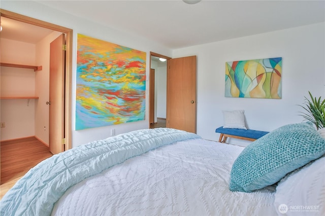 500 Creekside Ter Unit 101, Langley, WA 98260 - bedroom with wood finished floors