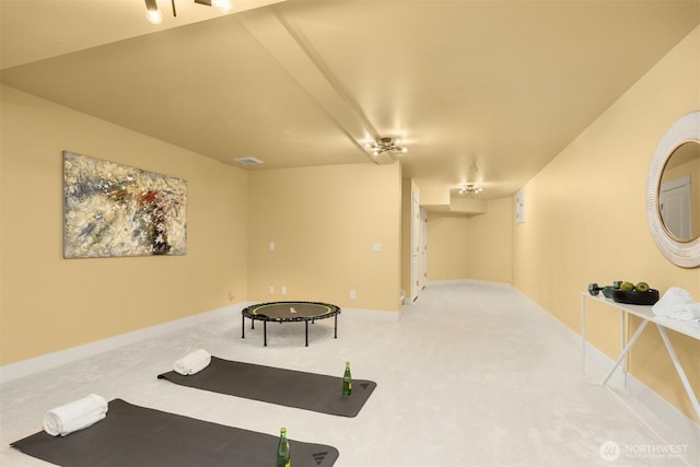506 13th Ave W, Kirkland, WA 98033 - workout area with carpet flooring and baseboards