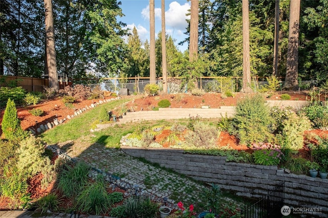 3515 W Tapps Dr E, Lake Tapps, WA 98391 - view of yard with a fenced backyard