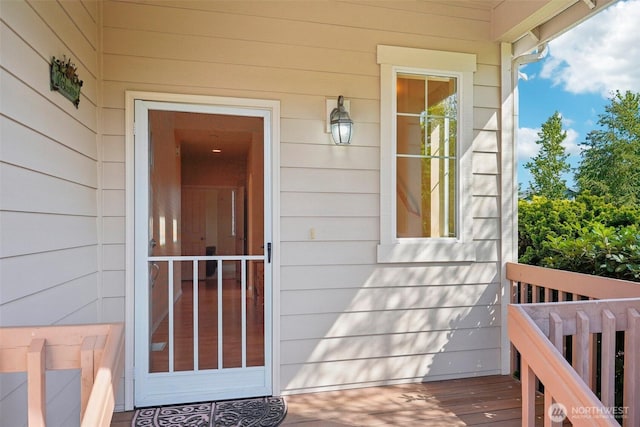 view of property entrance