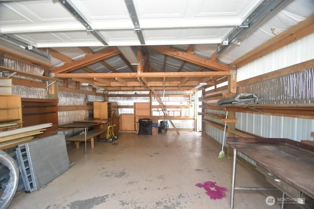 storage room featuring a garage