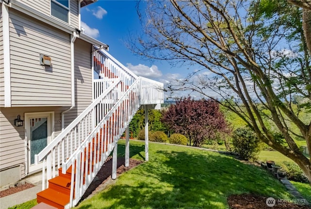5801 51st Avenue Ct E, Tacoma, WA 98443 - view of yard with stairway