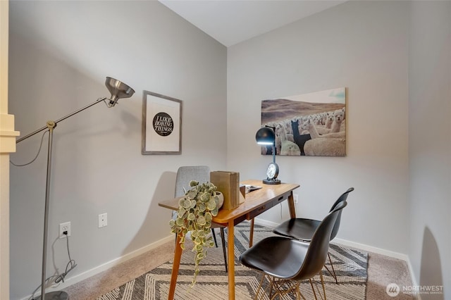 109 2nd St S Unit 523, Kirkland, WA 98033 - carpeted home office featuring baseboards