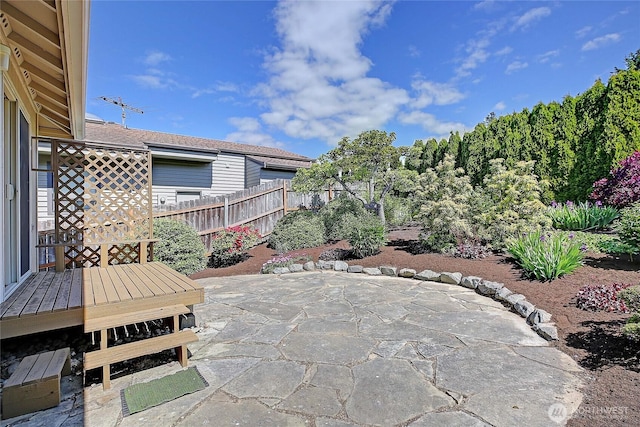 2279 Elger Park Rd, Camano Island, WA 98282 - view of patio with fence