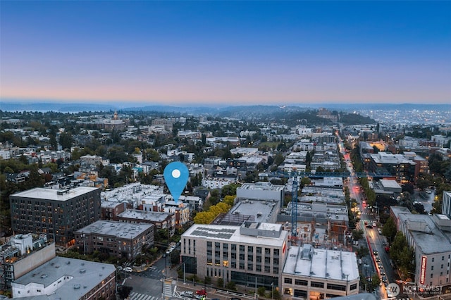 1124C 13th Ave, Seattle, WA 98122 - aerial view at dusk of a city view