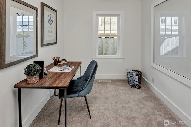 10841 NE 108th St, Kirkland, WA 98033 - office space featuring baseboards, visible vents, and carpet