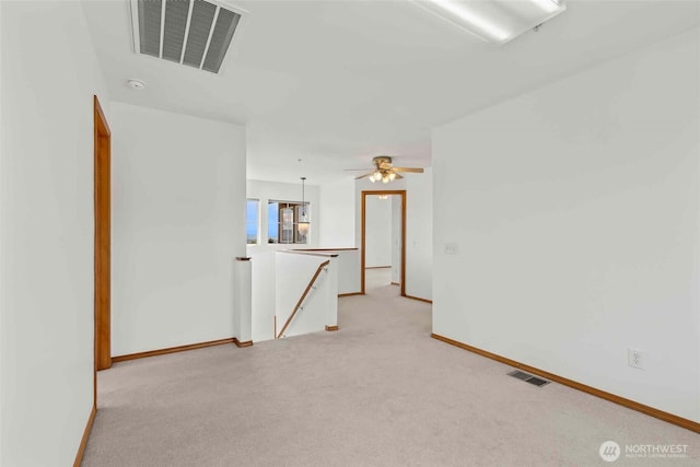 300 Range View Rd, Ellensburg, WA 98926 - unfurnished room with light colored carpet, baseboards, ceiling fan, and a smoke detector