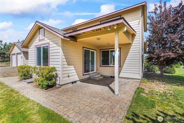 300 Range View Rd, Ellensburg, WA 98926 - rear view of property with entry steps and a patio area