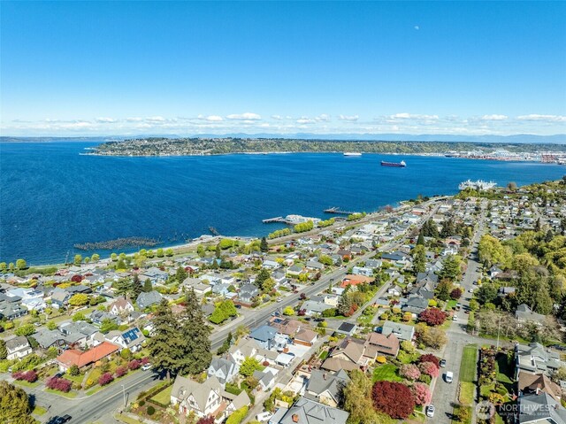 3012 N 30th St, Tacoma, WA 98407 - aerial view with a water view and a residential view