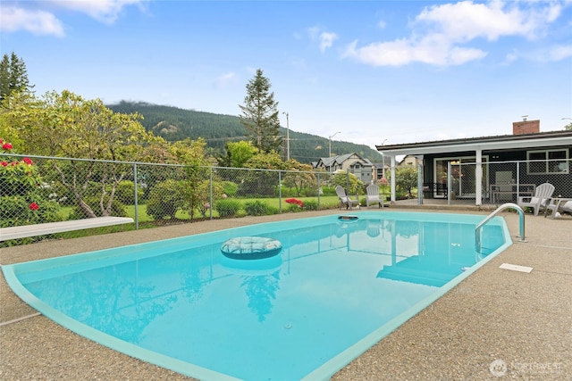 13203 436th Ave SE, North Bend, WA 98045 - view of swimming pool featuring fence, a patio area, and a fenced in pool