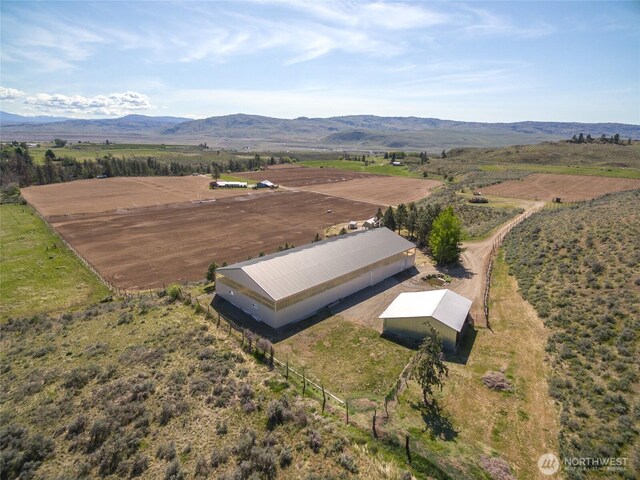 177 Salmon Creek Rd, Okanogan, WA 98840 - aerial view featuring a rural view and a mountain view