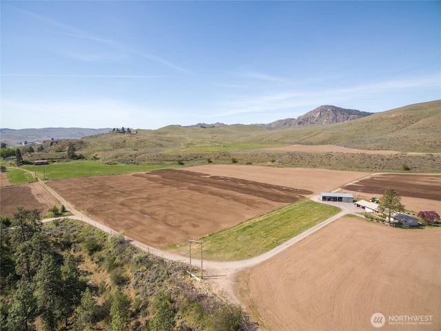 177 Salmon Creek Rd, Okanogan, WA 98840 - birds eye view of property with a rural view and a mountain view