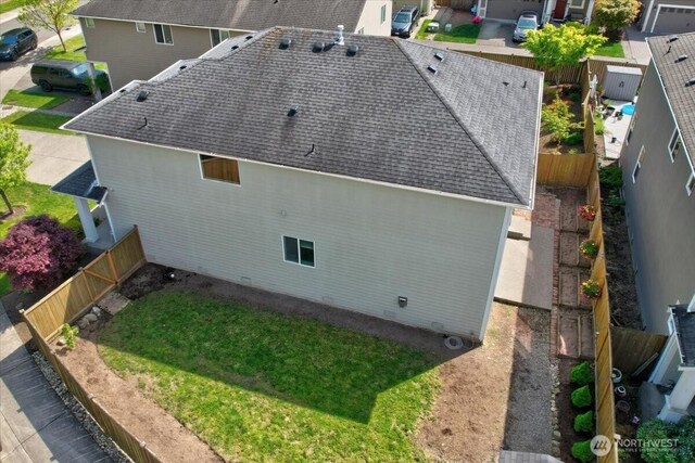 birds eye view of property featuring a residential view