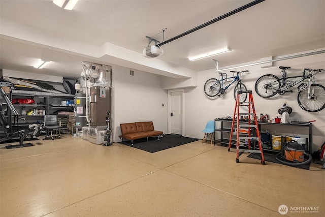 3230 290th Way NE, Redmond, WA 98053 - garage featuring heating unit and a garage door opener