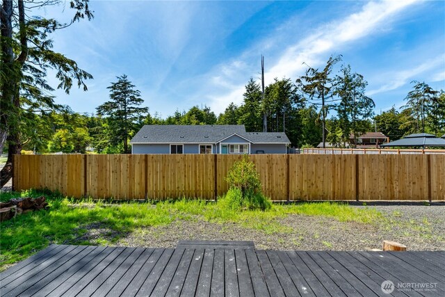 37 Butterfly Ln, Pacific Beach, WA 98571 - wooden terrace featuring fence