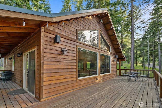 1570 Skull Springs Rd, Cle Elum, WA 98922 - wooden deck with outdoor dining area