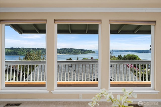 1319 Madrona Way NW, Gig Harbor, WA 98332 - exterior space with a water view and visible vents