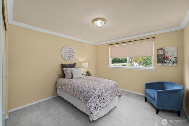 1319 Madrona Way NW, Gig Harbor, WA 98332 - carpeted bedroom with ornamental molding and baseboards