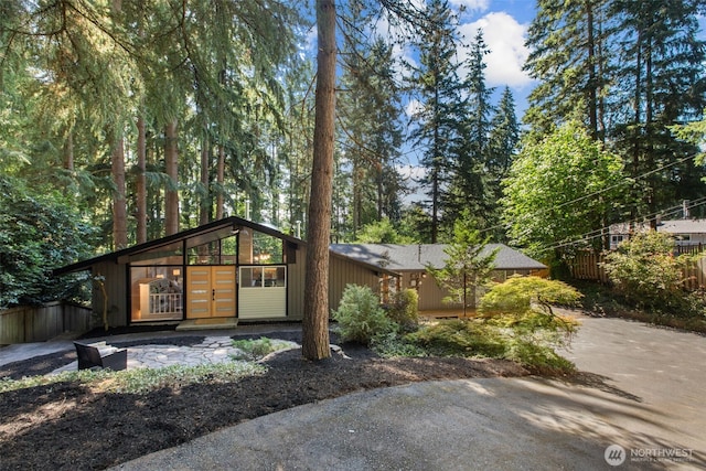 18265 47th Pl NE, Lake Forest Park, WA 98155 - view of front of house featuring french doors