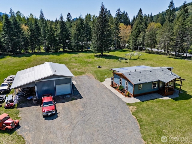 104 Ridge View Dr, Randle, WA 98377 - view from above of property with a forest