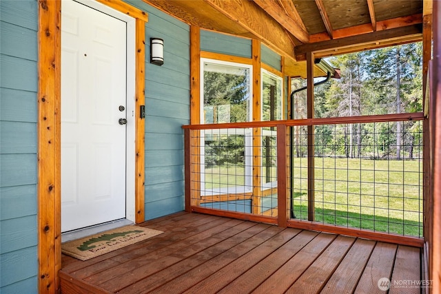 104 Ridge View Dr, Randle, WA 98377 - view of unfurnished sunroom