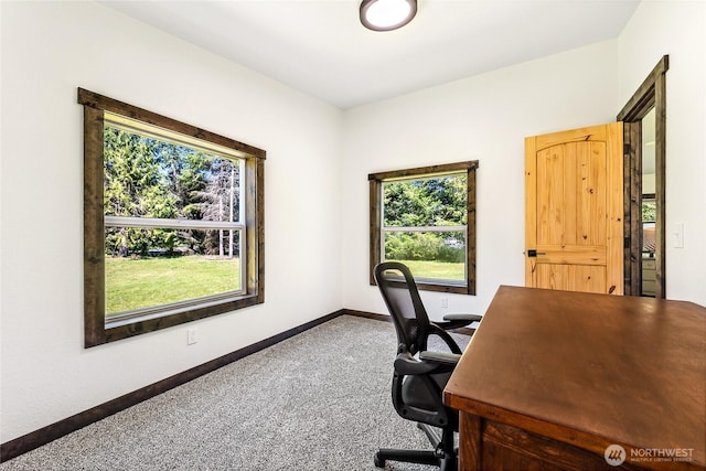 104 Ridge View Dr, Randle, WA 98377 - office with carpet flooring and baseboards