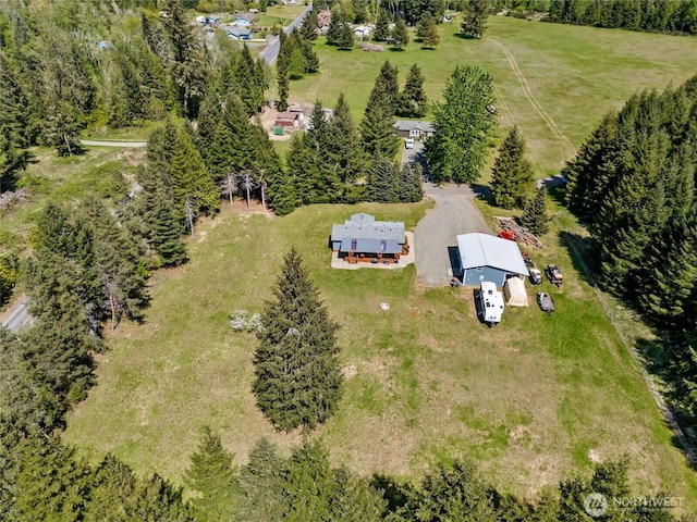 104 Ridge View Dr, Randle, WA 98377 - overview of rural landscape featuring a tree filled landscape