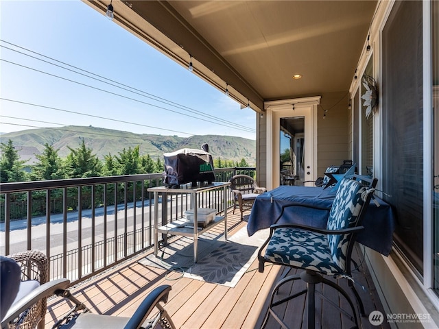 1974 Legendary Ln SE, East Wenatchee, WA 98802 - deck with a mountain view
