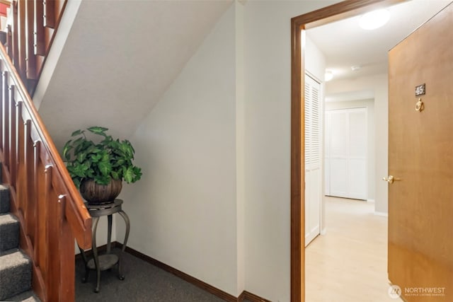 2506 SE Baypoint Dr Unit L45, Vancouver, WA 98683 - staircase featuring baseboards