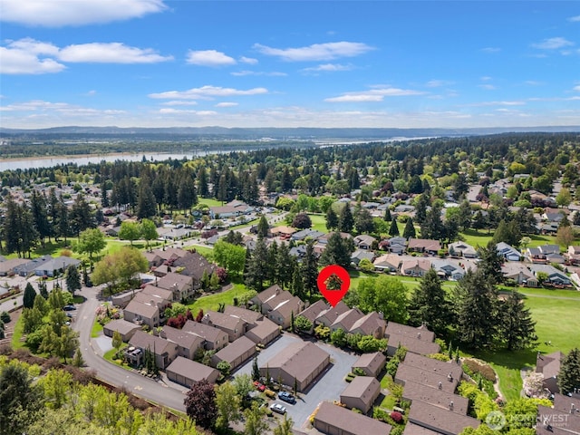 2506 SE Baypoint Dr Unit L45, Vancouver, WA 98683 - drone / aerial view with a residential view and a water view