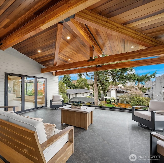 422 98th Ave NE, Bellevue, WA 98004 - view of patio / terrace with outdoor lounge area