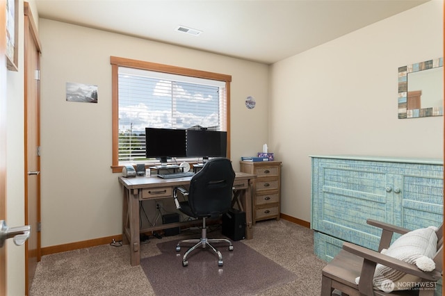 1630 Aaron Dr, Lynden, WA 98264 - office area with carpet flooring and baseboards