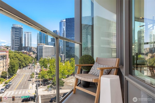 2510 6th Ave Unit 602, Seattle, WA 98121 - balcony featuring a view of city