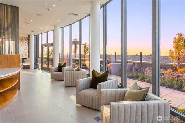 2510 6th Ave Unit 602, Seattle, WA 98121 - lobby with a wall of windows