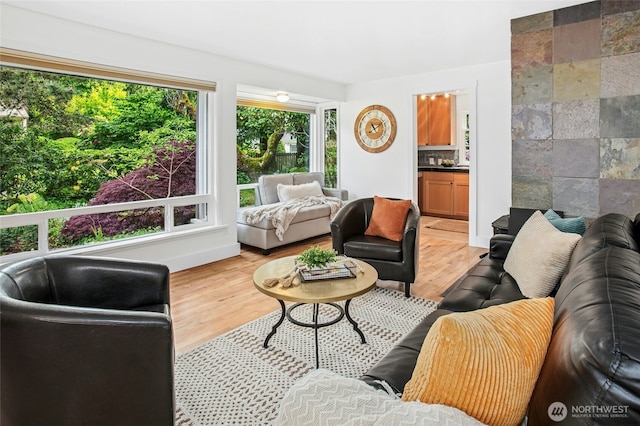 10515 NE 189th St, Bothell, WA 98011 - living room with light wood-type flooring