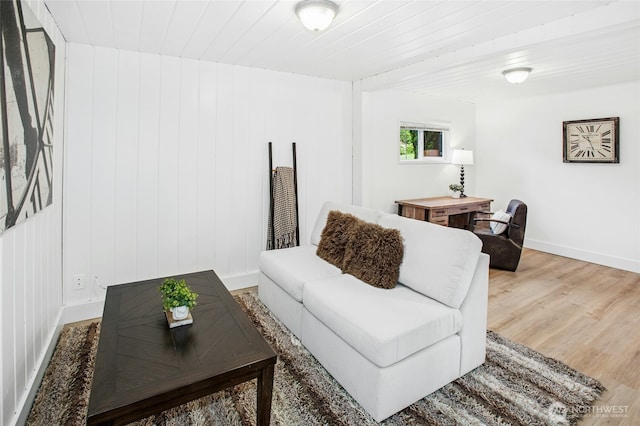 10515 NE 189th St, Bothell, WA 98011 - living room with wood finished floors, baseboards, and wooden ceiling