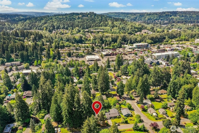 10515 NE 189th St, Bothell, WA 98011 - view of property location with a heavily wooded area