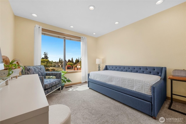 5107 23rd Ave W, Everett, WA 98203 - carpeted bedroom featuring recessed lighting and baseboards