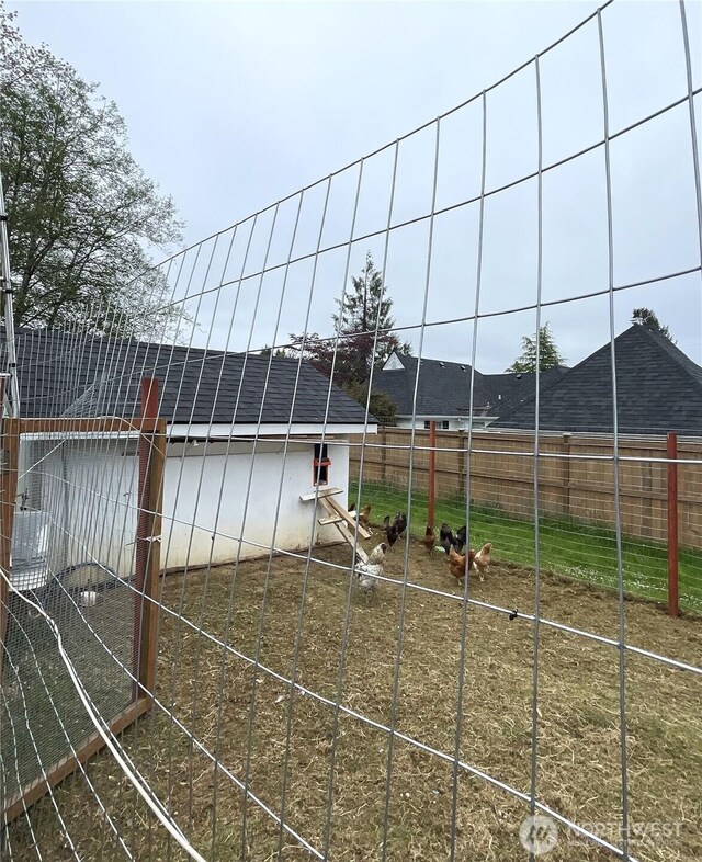 1017 Ballentine St, Raymond, WA 98577 - view of yard with fence