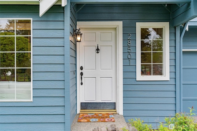 view of entrance to property