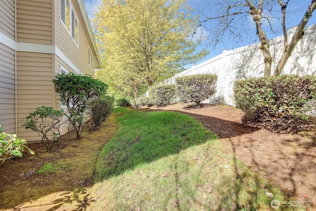 view of yard