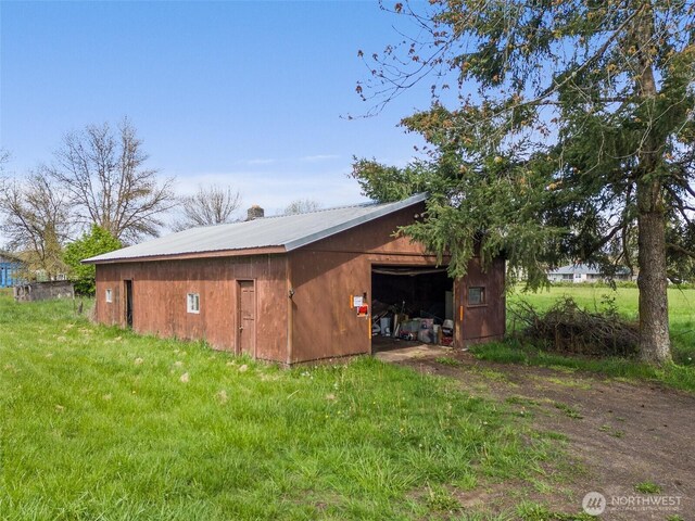 view of outbuilding with an outdoor structure