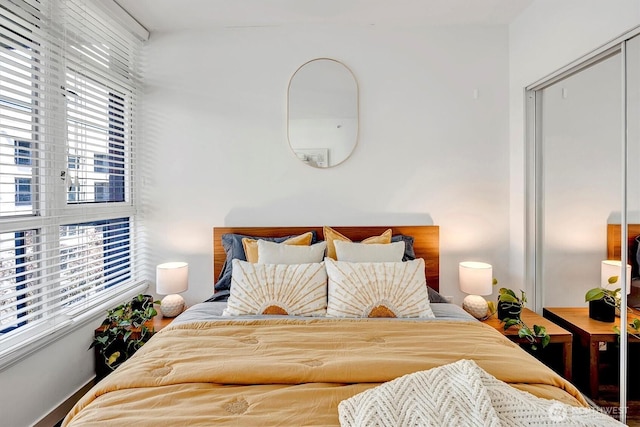 1420 Terry Ave Unit 603, Seattle, WA 98101 - bedroom with multiple windows and a closet