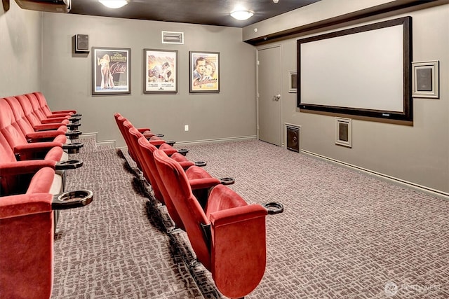 1420 Terry Ave Unit 603, Seattle, WA 98101 - carpeted cinema featuring baseboards